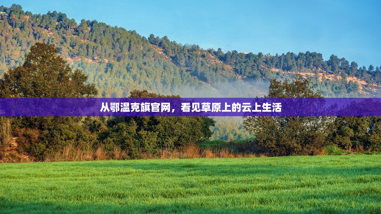 从鄂温克旗官网，看见草原上的云上生活
